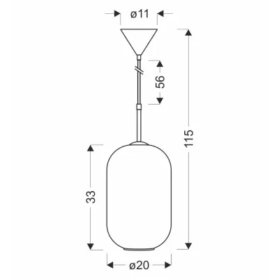 Závěsné moderní osvětlení CRESTO - 1xE27, 40W, bílé / zlaté