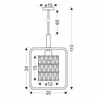 Závěsné skandinávské osvětlení CROWN - 1xE27, 40W, černé / béžové