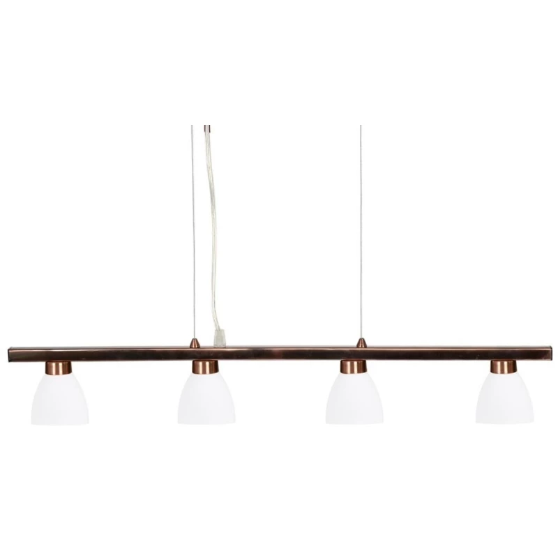 Závěsné svítidlo nad jídelní stůl DAKOTA - 4xG9, 40W, měděné / bílé