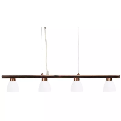 Závěsné svítidlo nad jídelní stůl DAKOTA - 4xG9, 40W, měděné / bílé