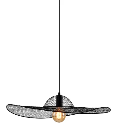 Závěsné designové osvětlení DECO - 1xE27, 40W, černé