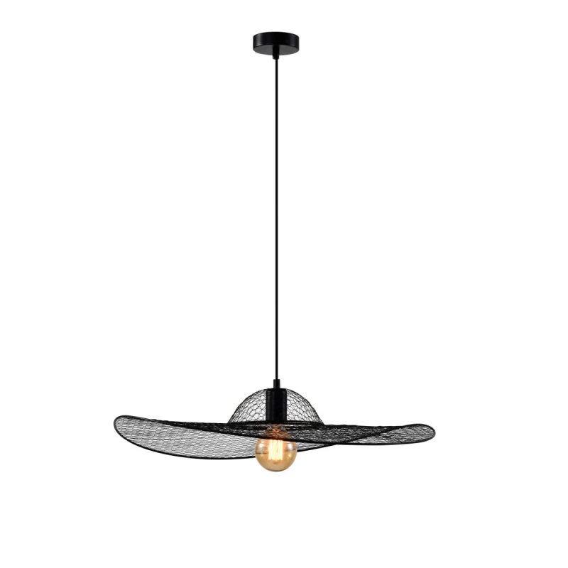 Závěsné designové osvětlení DECO - 1xE27, 40W, černé