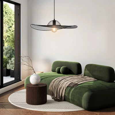 Závěsné designové osvětlení DECO - 1xE27, 40W, černé