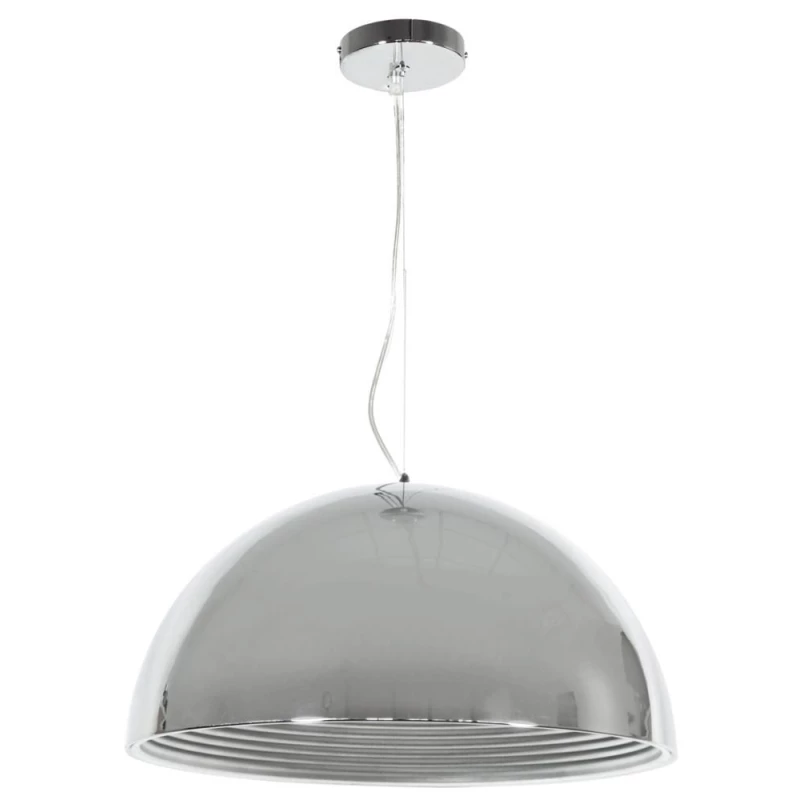 Závěsné kovové světlo DORADA - 1xE27, 60W, 30cm, kulaté, chromované
