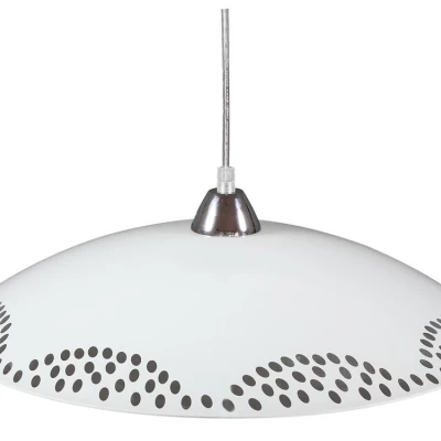 Moderní závěsné osvětlení EFEX - 1xE27, 60W, chromované / bílé