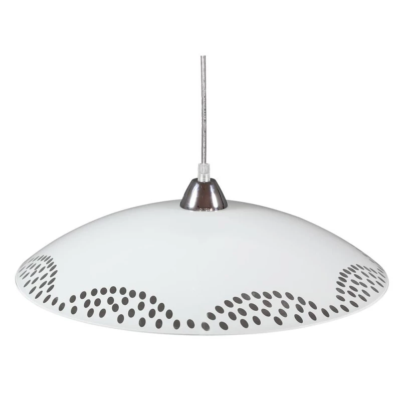 Moderní závěsné osvětlení EFEX - 1xE27, 60W, chromované / bílé