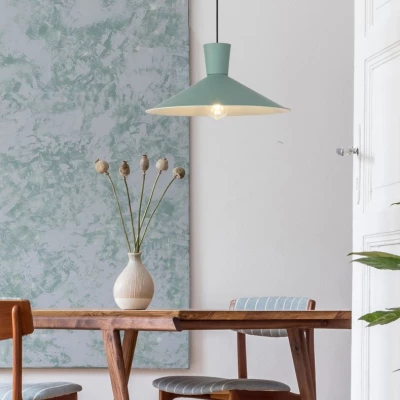 Kovové závěsné osvětlení ELISTA - 1xE27, 60W, zelené