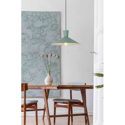 Kovové závěsné osvětlení ELISTA - 1xE27, 60W, zelené