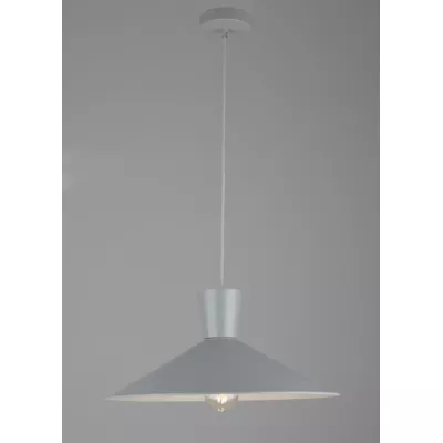 Kovové závěsné osvětlení ELISTA - 1xE27, 60W, šedé