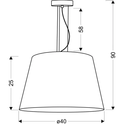 Kovové závěsné osvětlení ENYO - 1xE27, 60W, bílé / zelené