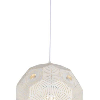 Závěsné designové osvětlení EUPHORIA - 1xE27, 40W, bílé