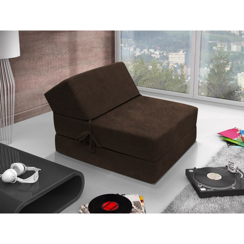 VÝPRODEJ - Rozkládací křeslo OTTO - hnědé 1