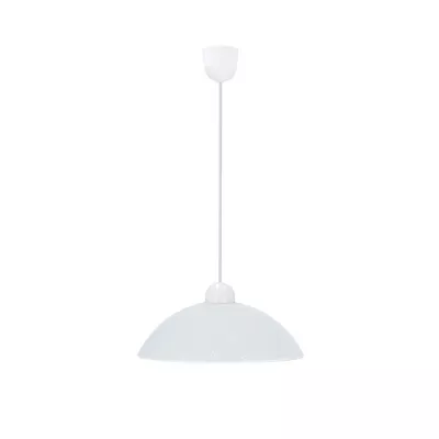 Závěsné kulaté osvětlení FANUSA - 1xE27, 60W, 30cm, bílé