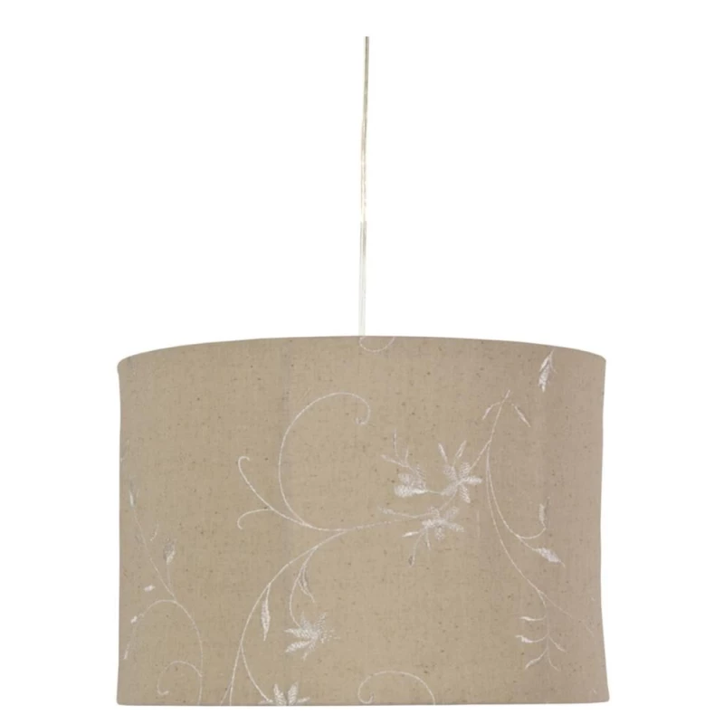 Závěsné osvětlení FARM - 1xE27, 60W, bílé / tmavé béžové