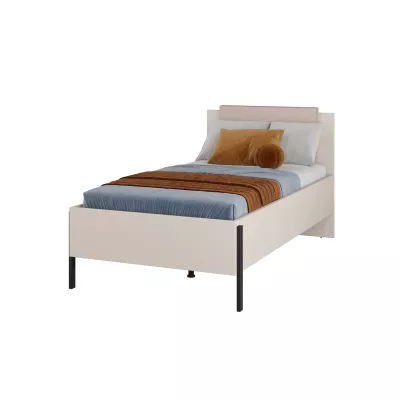 Jednolůžková postel 100x200 ADIS S - kašmír