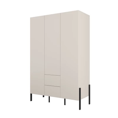 Vysoká šatní skříň 139 cm ADIS S - kašmír