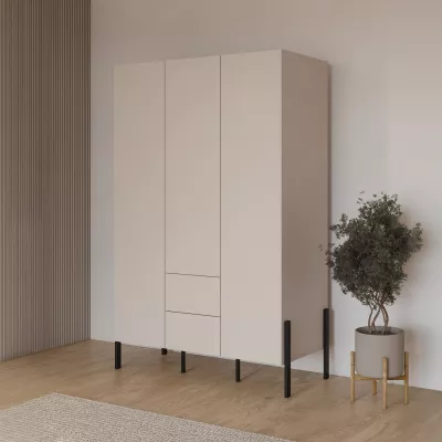 Vysoká šatní skříň 139 cm ADIS S - kašmír