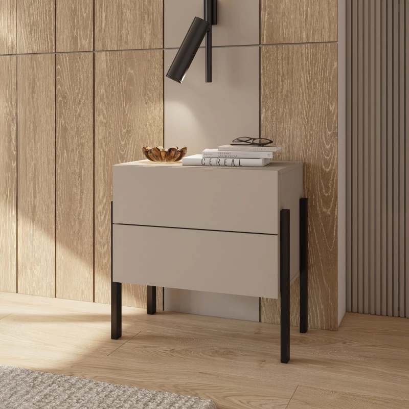 Noční stolek ADIS S - kašmír