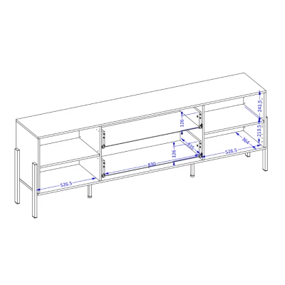 Televizní stolek ADIS - kašmír
