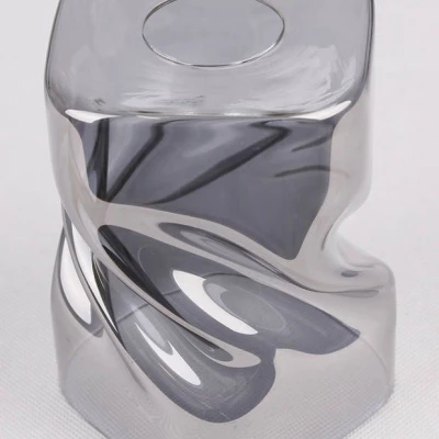 Závěsné osvětlení nad jídelní stůl FELIS - 3xE27, 60W, černé / kouřové sklo