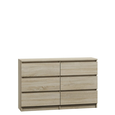 VÝPRODEJ - Komoda ESTELA M6 120 - dub sonoma