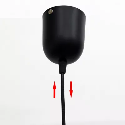 Moderní závěsné osvětlení FELIS - 1xE27, 60W, černé / kouřové sklo