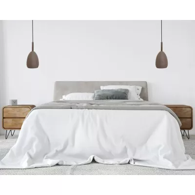 Moderní závěsné světlo FLEN 3 - 1xE27, 40W, černé