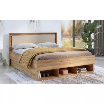 Set 2 šuplíků NOAH - dub mauvella / béžový