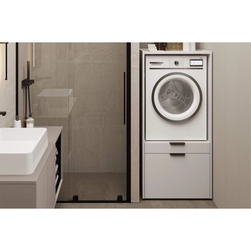 Koupelnová skříňka na pračku BRISEIDA - kašmír