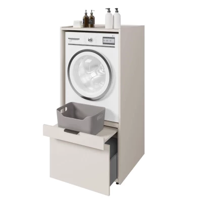 Koupelnová skříňka na pračku BRISEIDA - kašmír