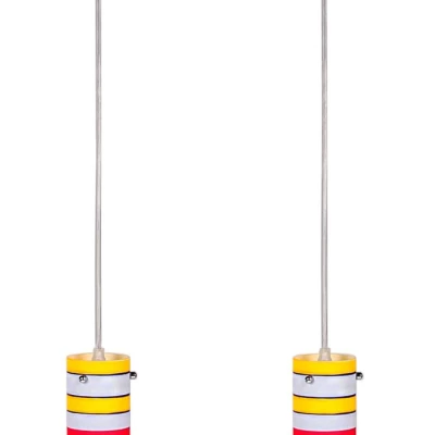 Závěsné osvětlení nad jídelní stůl FRESCO - 2xG9, 40W, stříbrné / různobarevné