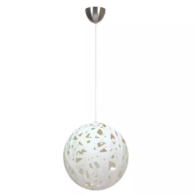 Moderní závěsné osvětlení FRIDA - 1xE27, 60W, bílé