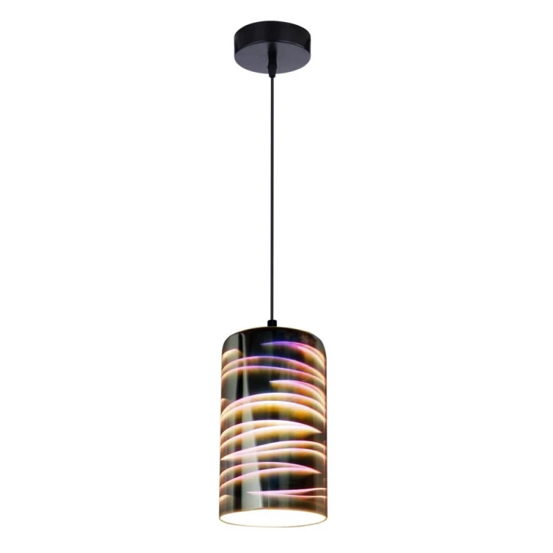 Závěsné designové osvětlení s 3D efektem GALACTIC - 1xE27, 60W, vícebarevné