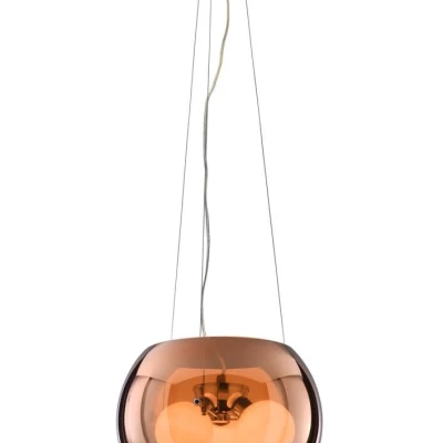 Závěsné moderní svítidlo GEMO - 3xG9, 40W, 30cm, kulaté, zlaté