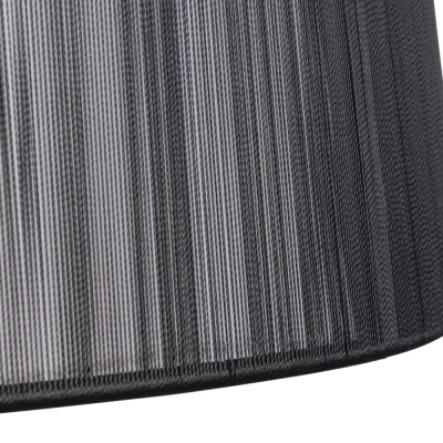 Závěsné moderní svítidlo GILLENIA - 1xE27, 60W, chromované / černé