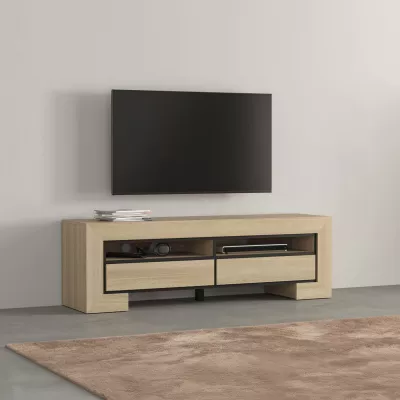 TV stolek DASI - dub / černý