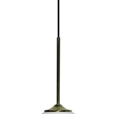 Závěsné světlo koule GLASGOW - 1xE27, 40W, 18cm, zlaté