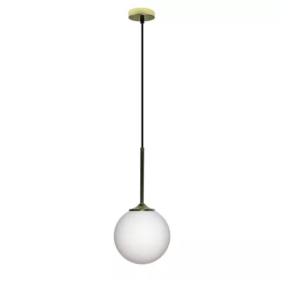 Závěsné svítidlo koule GLASGOW - 1xE27, 40W, 15cm, zlaté