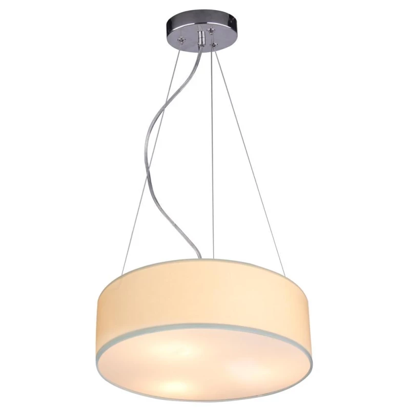 Závěsné moderní osvětlení GLOVEN - 3xE27, 40W, 40cm, kulaté, krémové