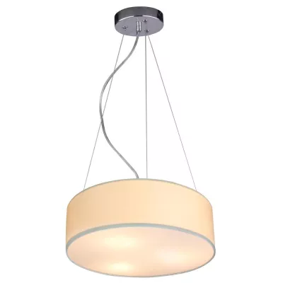 Závěsné moderní osvětlení GLOVEN - 3xE27, 40W, 40cm, kulaté, krémové