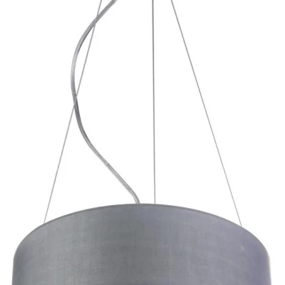 Závěsné moderní osvětlení GLOVEN - 3xE27, 40W, 40cm, kulaté, světlé šedé