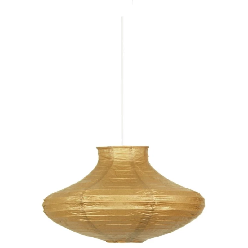 Závěsné papírové osvětlení GRIFF - 1xE27, 60W, hnědé