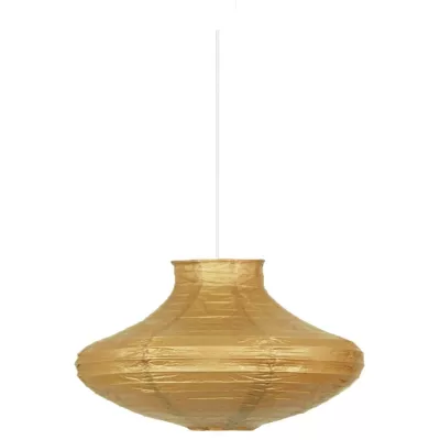 Závěsné papírové osvětlení GRIFF - 1xE27, 60W, hnědé