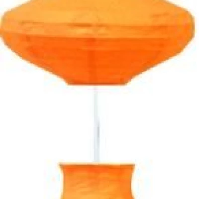 Závěsné papírové osvětlení GRIFF - 6xE14, 40W, oranžové