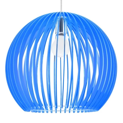 Závěsné osvětlení HAGA - 1xE27, 60W, modré