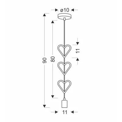 Dětské závěsné svítidlo HETS - 1xE27, 20W, bílé / modré
