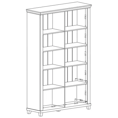 Vitrína s prosklenými dvířky EROL - béžová / dub dunin