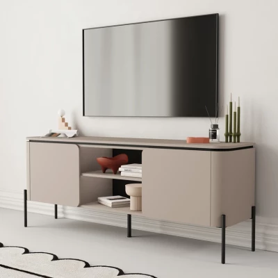 Televizní stolek CARINE - béžový