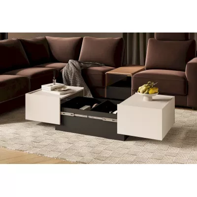 Rozkládací konferenční stolek DENALI - kašmír / černý