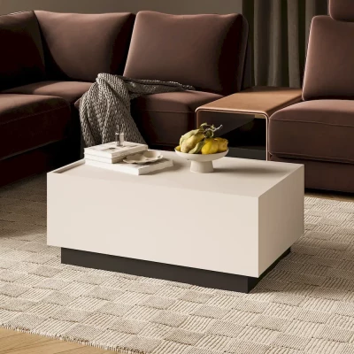 Rozkládací konferenční stolek DENALI - kašmír / černý